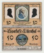 Иоганн Иероним Шрётер, Карл Людвиг Хардинг, Фридрих Вильгельм Бессель. Германия. 50 пфеннигов (1921)